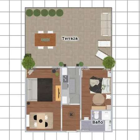 Appartement La Rotiza Ii Terraza Con Vistas Al Mar