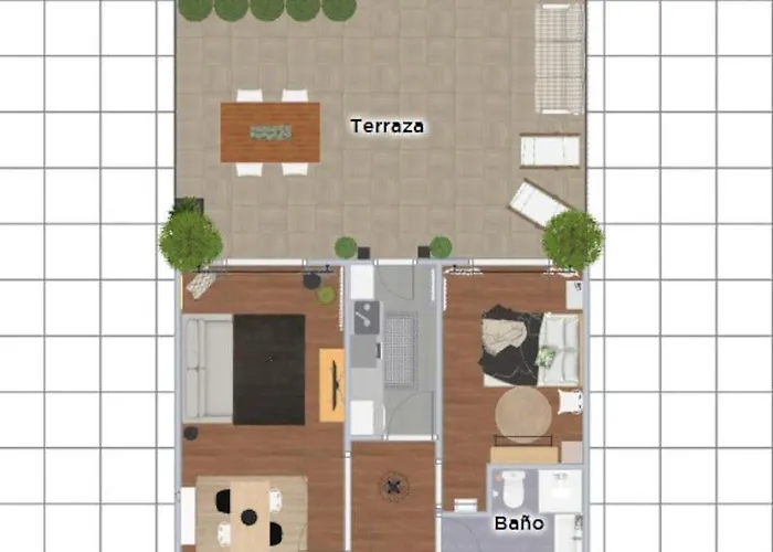 Apartment La Rotiza Ii Terraza Con Vistas Al Mar